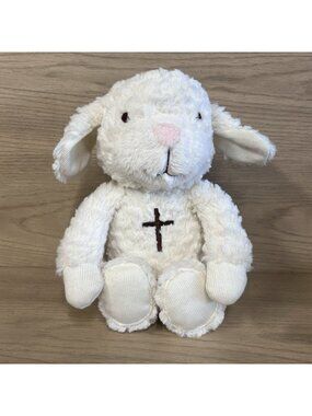 Hallmark Lamb  Plush Musical Lullaby Plays Yes Jesus Loves Me Lovey Baby Toy